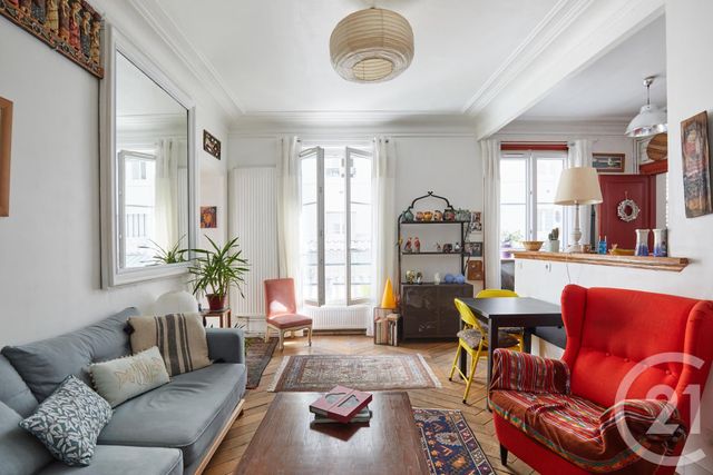 Appartement F3 à vendre - 3 pièces - 50.0 m2 - PARIS - 75017 - ILE-DE-FRANCE - Century 21 Alpha Hoche