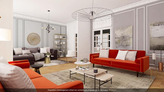 Appartement F7 à vendre - 7 pièces - 187.0 m2 - PARIS - 75017 - ILE-DE-FRANCE - Century 21 Alpha Hoche